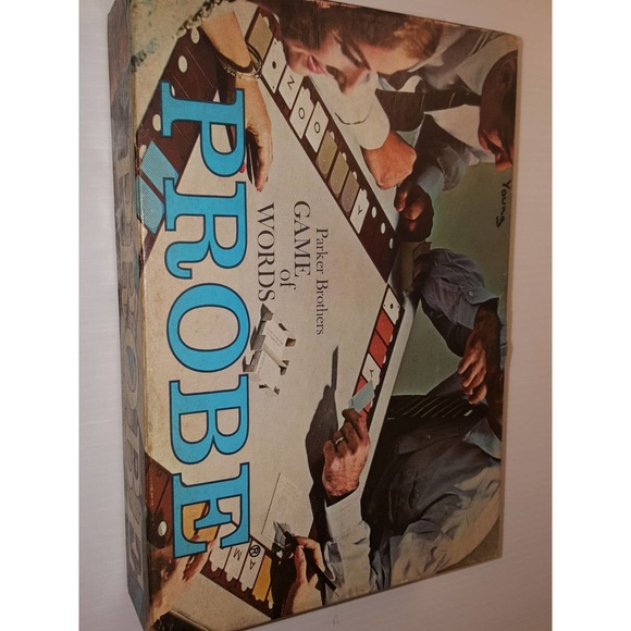 Vintage 1964 Probe Game of Words Parker Brothers Complete - Picture 5 of 6